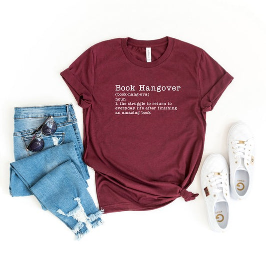 Book Hangover Short Sleeve Graphic Tee