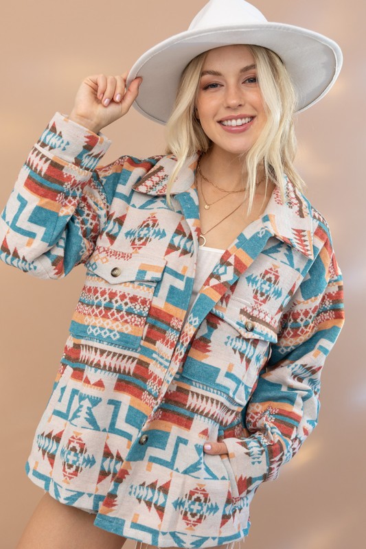 Aztec Western Shacket