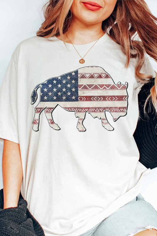 AMERICAN BUFFALO GRAPHIC TEE