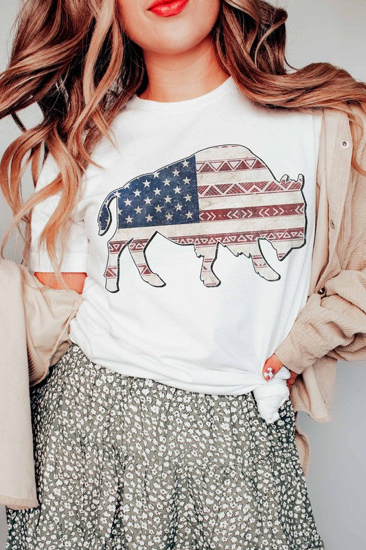 AMERICAN BUFFALO GRAPHIC TEE