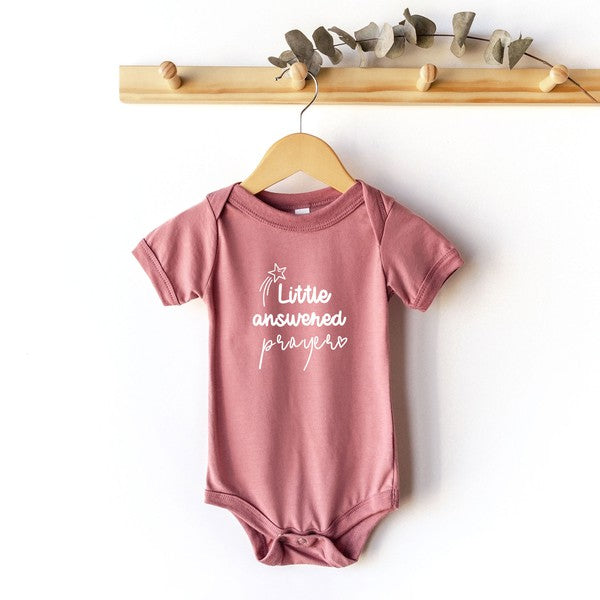 Little Answered Prayer Star Baby Onesie