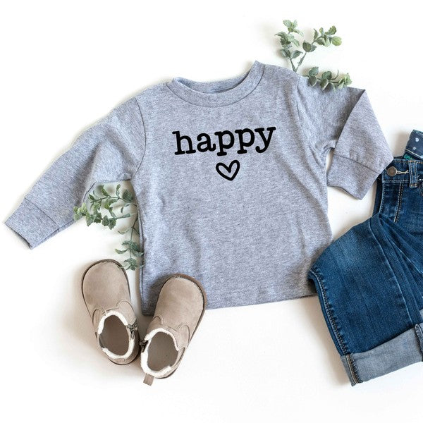 Happy Heart Toddler Long Sleeve