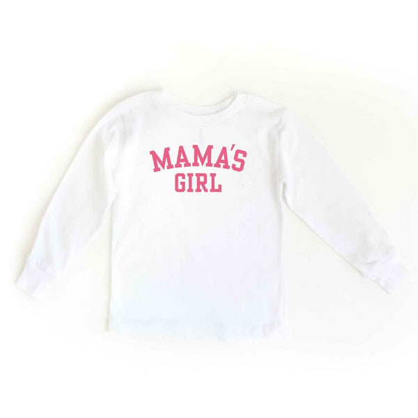 Mama's Girl Varsity Toddler Long Sleeve