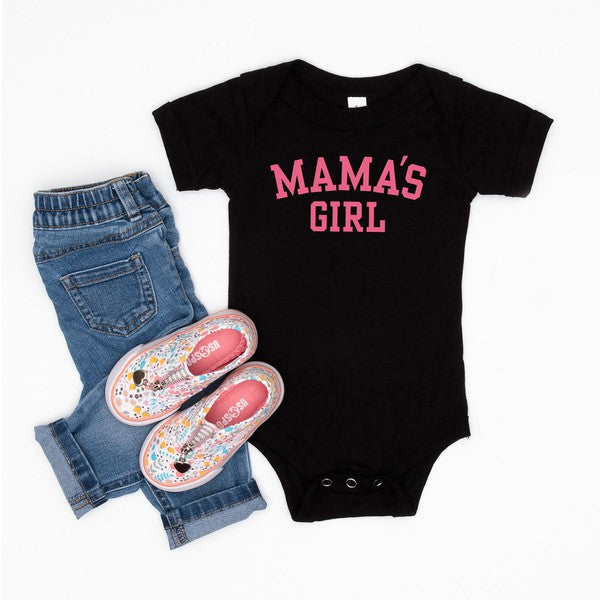 Mama's Girl Varsity Baby Onesie