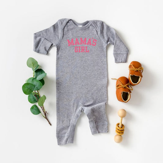 Mama's Girl Varsity Baby Romper