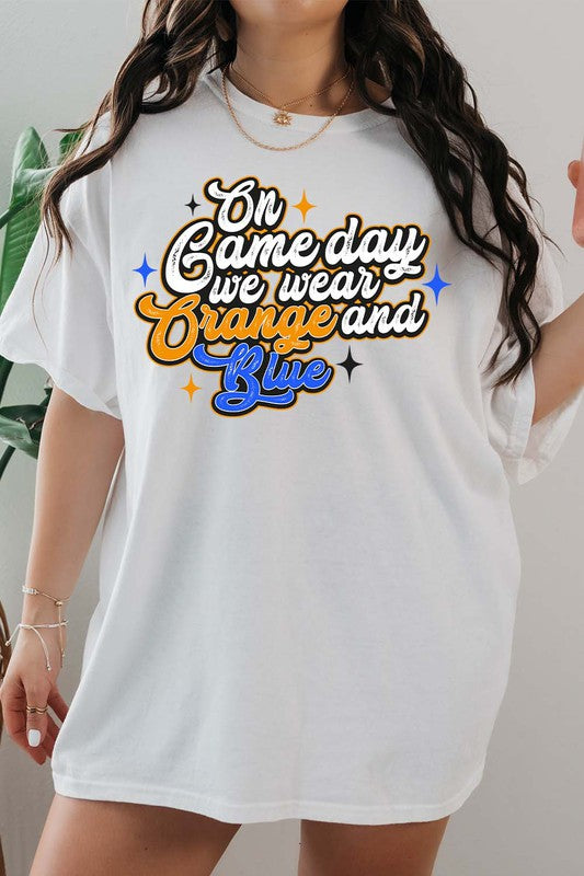 Orange & Blue Game Day Graphic Tee