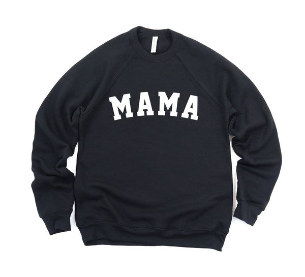 Varsity Font MAMA Premium Bella Canvas Crew