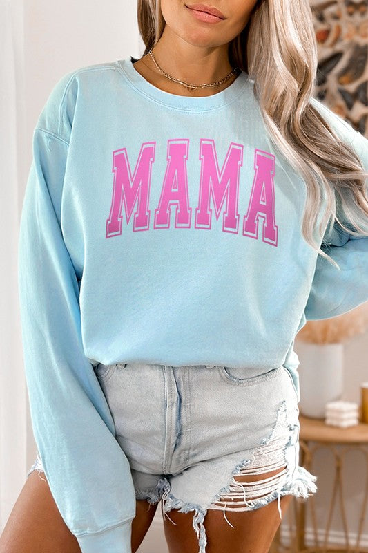 Pink Puff Comfort Colors Sweatshirt