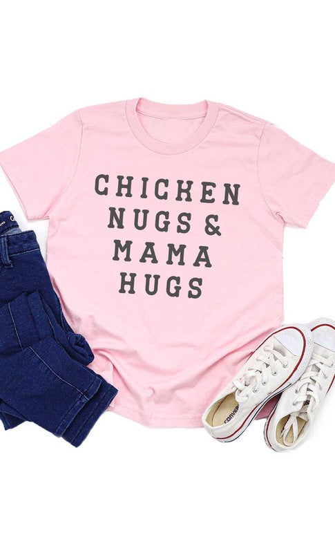 Chicken Nugs and Mama Hugs Kids Graphic Tee