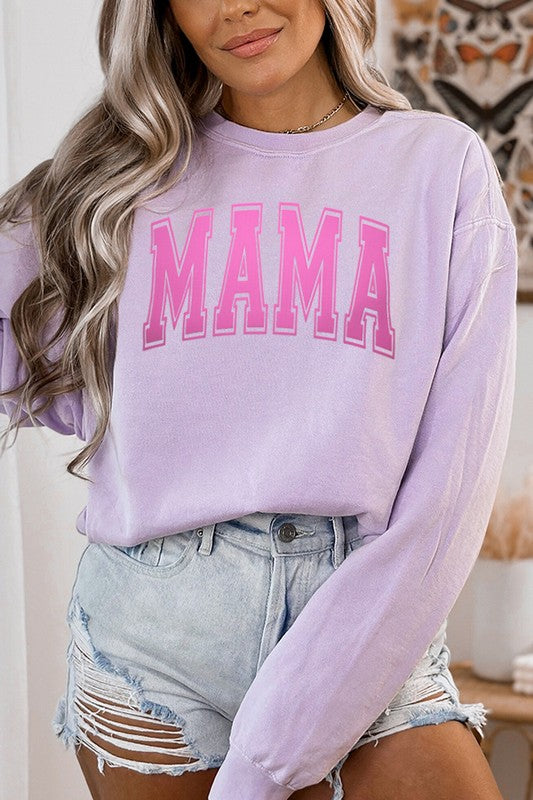 Pink Puff Comfort Colors Sweatshirt