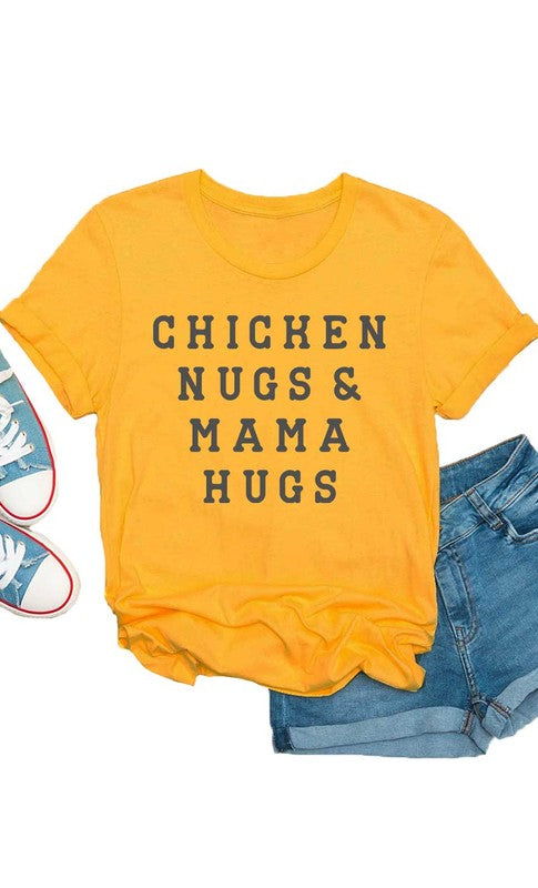 Chicken Nugs and Mama Hugs Kids Graphic Tee