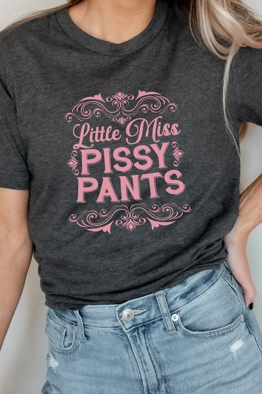 Little Miss Pissy Pants Ornamental Graphic Tee