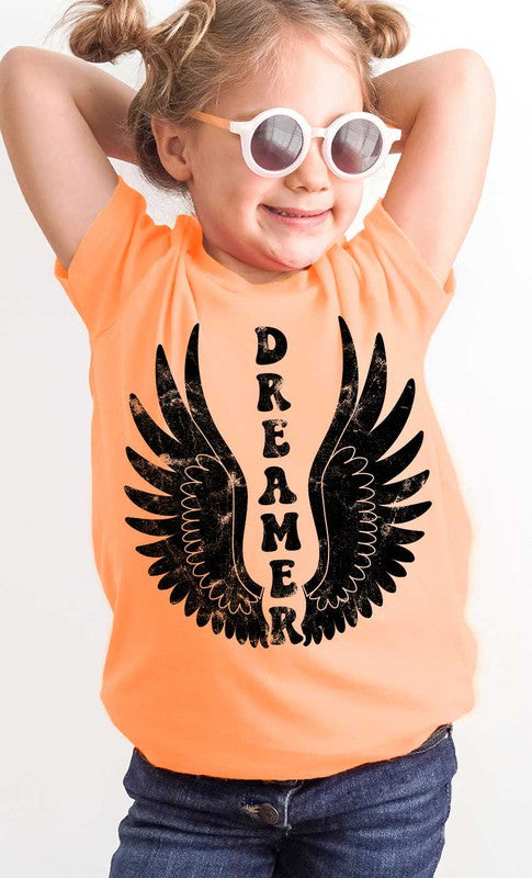 Retro Dreamer Wings Kids Graphic Tee