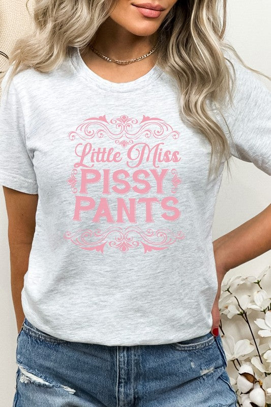 Little Miss Pissy Pants Ornamental Graphic Tee