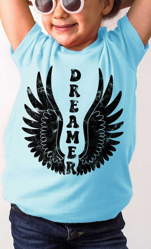 Retro Dreamer Wings Kids Graphic Tee