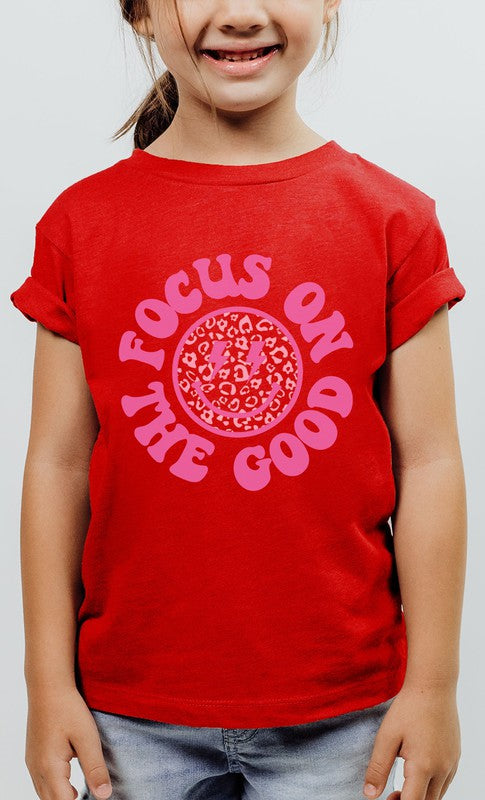 Focus On The Good Smiley Kids Graphic Tee