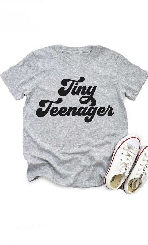 Retro Tiny Teenager Kids Graphic Tee