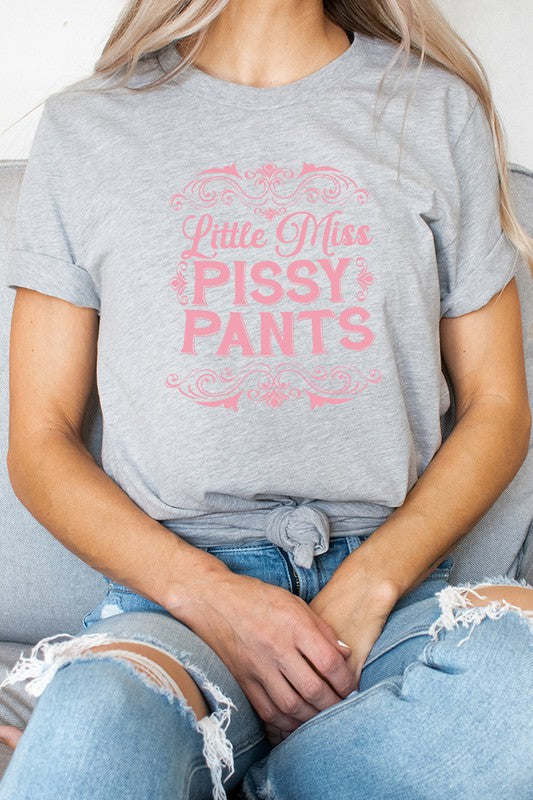 Little Miss Pissy Pants Ornamental Graphic Tee